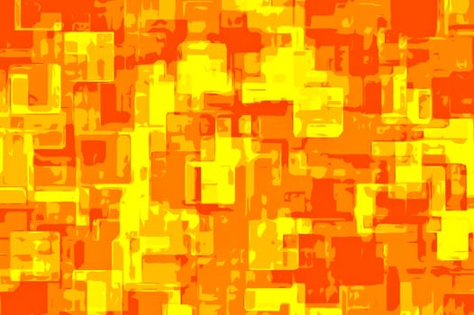 orange and yellow drawing and painting abstract background