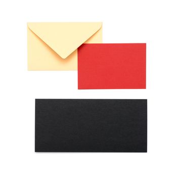 Red envelope on a white background