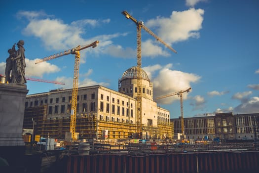 The new Stadtschloss being built in Berlin, Germany.