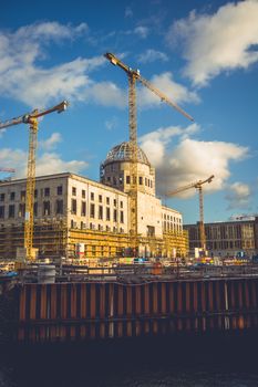 The new Stadtschloss being built in Berlin, Germany.