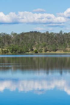 Lake Manchester in Queensland during the day. Located on the southwest corner of Brisbane Forest Park.