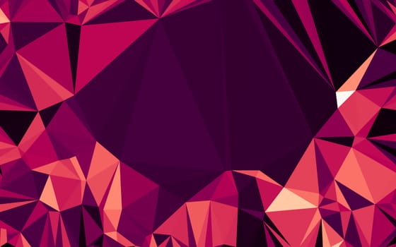 Abstract low poly background, geometry triangle, mosaic pastel color background