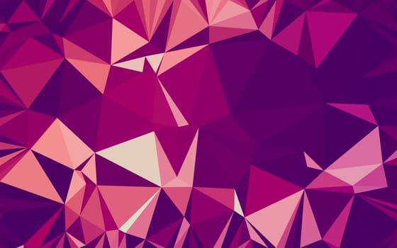 Abstract low poly background, geometry triangle, mosaic pastel color background