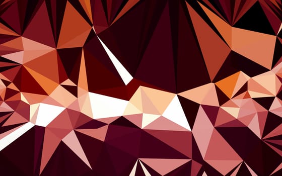 Abstract low poly background, geometry triangle, mosaic pastel color background