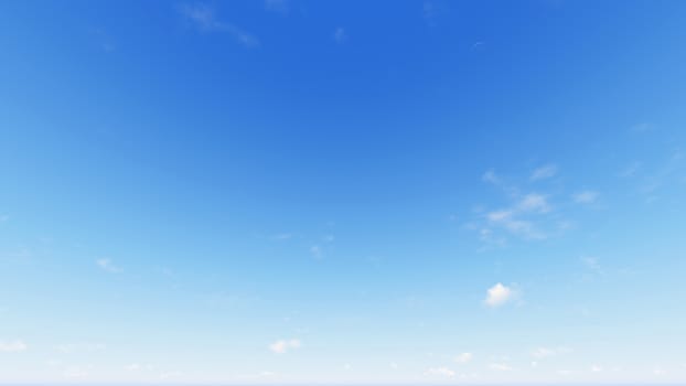 Cloudy blue sky abstract background, blue sky background with tiny clouds, 3d rendering

