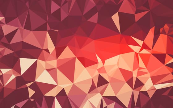 Abstract low poly background, geometry triangle, mosaic pastel color background