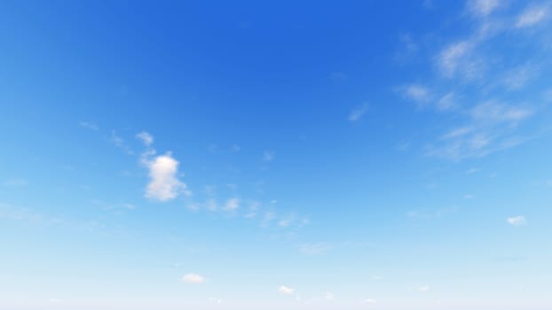 Cloudy blue sky abstract background, blue sky background with tiny clouds, 3d rendering

