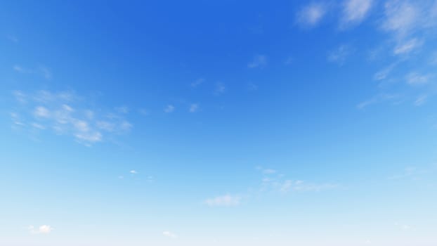 Cloudy blue sky abstract background, blue sky background with tiny clouds, 3d rendering

