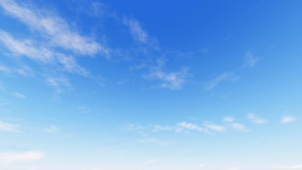 Cloudy blue sky abstract background, blue sky background with tiny clouds, 3d rendering

