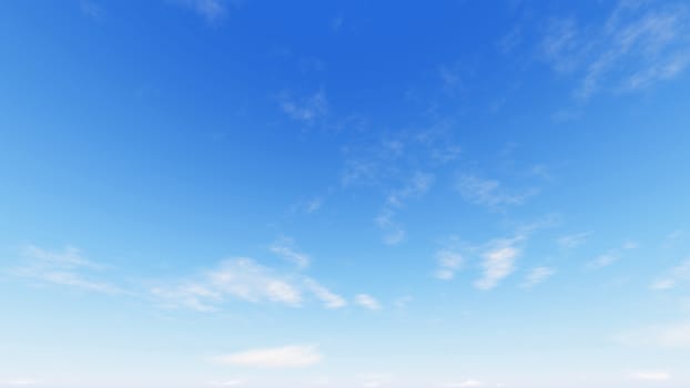 Cloudy blue sky abstract background, blue sky background with tiny clouds, 3d rendering

