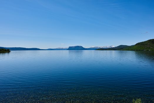 Water and Mountains view.