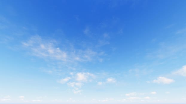 Cloudy blue sky abstract background, blue sky background with tiny clouds, 3d rendering

