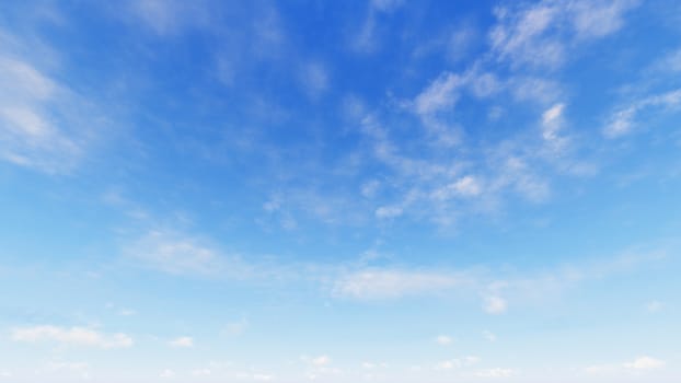 Cloudy blue sky abstract background, blue sky background with tiny clouds, 3d rendering

