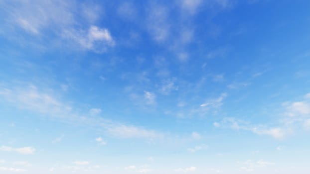 Cloudy blue sky abstract background, blue sky background with tiny clouds, 3d rendering

