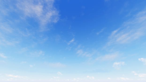 Cloudy blue sky abstract background, blue sky background with tiny clouds, 3d rendering

