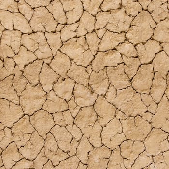 Cracks in the ground, background image (brown)