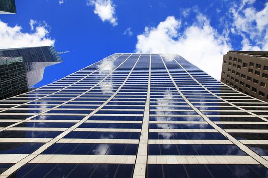 New York, USA - October 12, 2012: Facade Grace Building in New York City. The building was designed principally by Gordon Bunshaft, and completed in 1974.