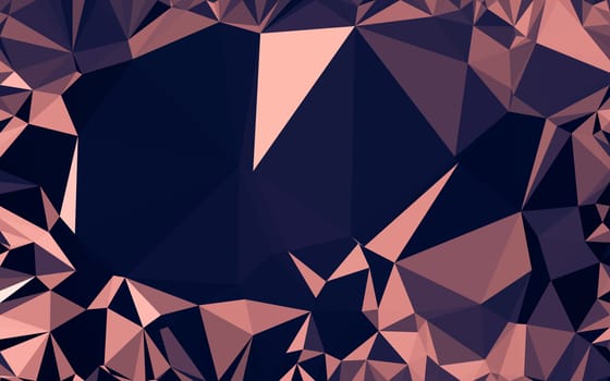 Abstract low poly background, geometry triangle, mosaic pastel color background