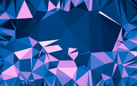 Abstract low poly background, geometry triangle, mosaic pastel color background