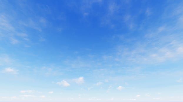 Cloudy blue sky abstract background, blue sky background with tiny clouds, 3d rendering

