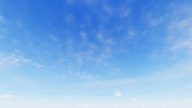 Cloudy blue sky abstract background, blue sky background with tiny clouds, 3d rendering

