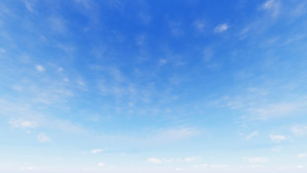 Cloudy blue sky abstract background, blue sky background with tiny clouds, 3d rendering

