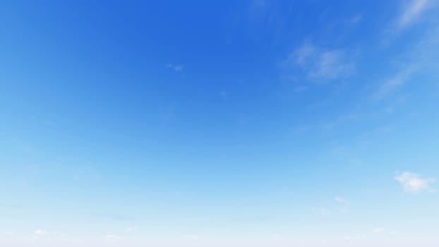 Cloudy blue sky abstract background, blue sky background with tiny clouds, 3d rendering

