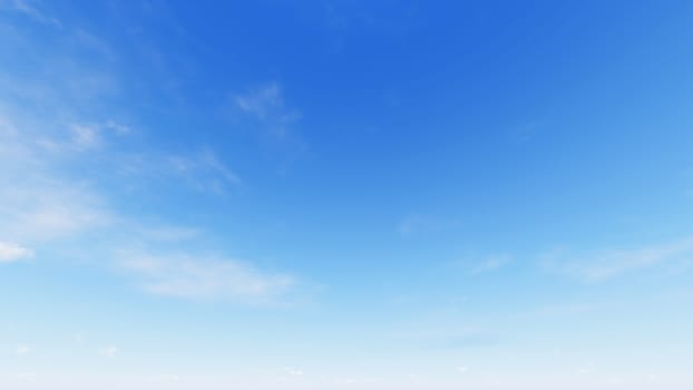 Cloudy blue sky abstract background, blue sky background with tiny clouds, 3d rendering

