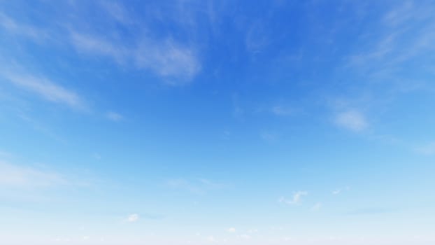 Cloudy blue sky abstract background, blue sky background with tiny clouds, 3d rendering

