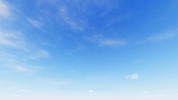 Cloudy blue sky abstract background, blue sky background with tiny clouds, 3d rendering

