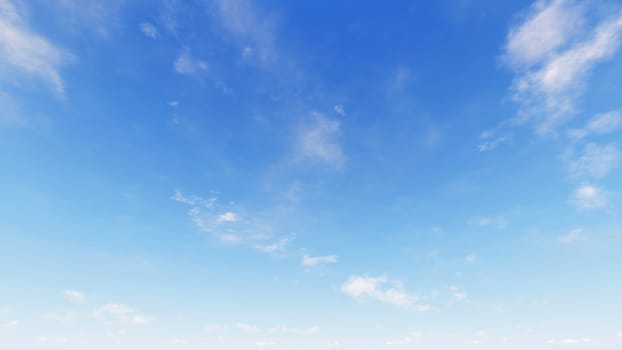 Cloudy blue sky abstract background, blue sky background with tiny clouds, 3d rendering

