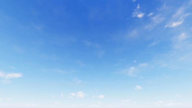 Cloudy blue sky abstract background, blue sky background with tiny clouds, 3d rendering

