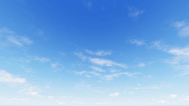 Cloudy blue sky abstract background, blue sky background with tiny clouds, 3d rendering

