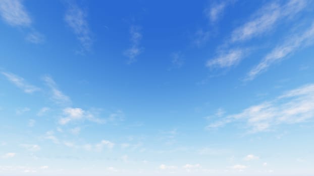 Cloudy blue sky abstract background, blue sky background with tiny clouds, 3d rendering

