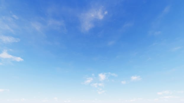 Cloudy blue sky abstract background, blue sky background with tiny clouds, 3d rendering

