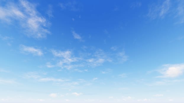 Cloudy blue sky abstract background, blue sky background with tiny clouds, 3d rendering

