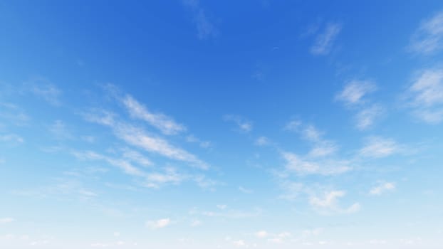 Cloudy blue sky abstract background, blue sky background with tiny clouds, 3d rendering

