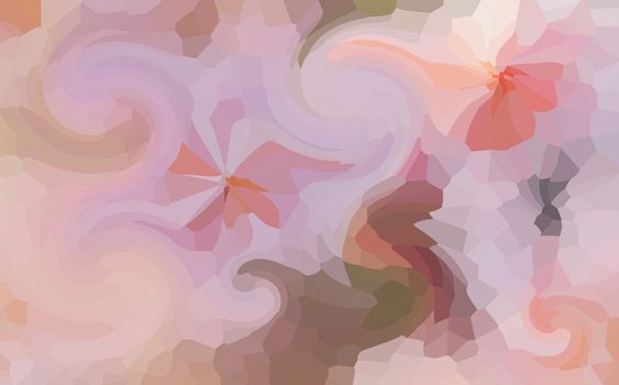 Colourful crystallize abstract background in pastel colour tone