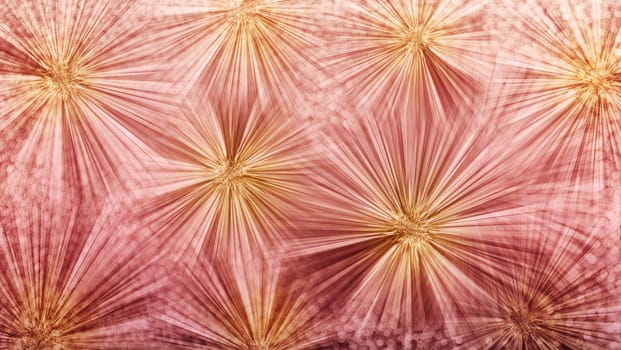 Classic vintage abstract golden pink flower luxury  glitter background