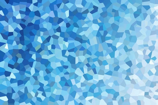 Crystallize abstract background in pastel blue colour tone