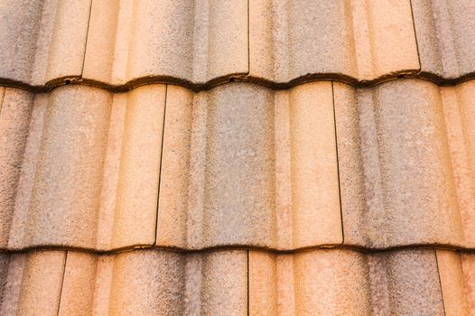 Close up home carved roof-tile texture 