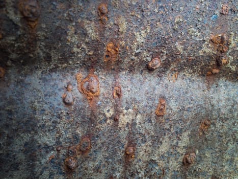 Old and rusty steel curve plate for abstract grunge background