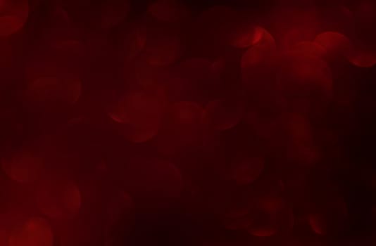 Romantic dark black and red bokeh abstract valentine background