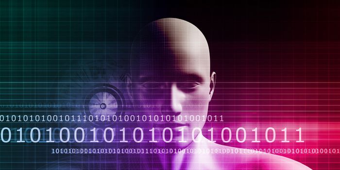 Technology Background as a Digital Abstract Art