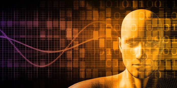 Science Technology Body Concept as an Abstract