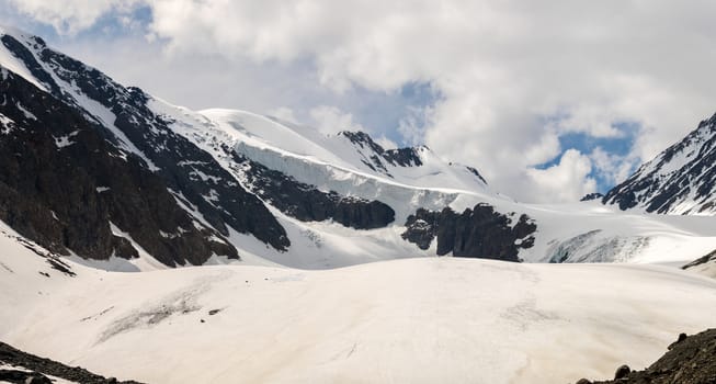 Beautiful view of a mountains landscape in Western Siberia, Altai mountains