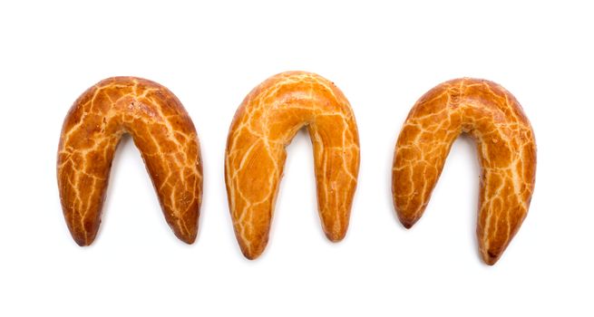 Fresh Bagels Isolated on a White Background