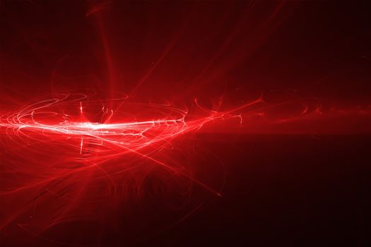 red glow energy wave. lighting effect abstract background. 