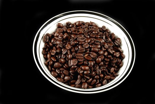 stock pictures of coffee beans ready to be used