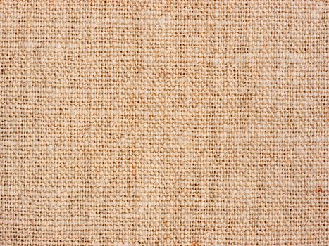 Natural cotton fabric weaving close up as background texture